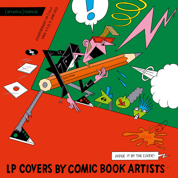 Lars Fiske: LP comics. Signert HQ print